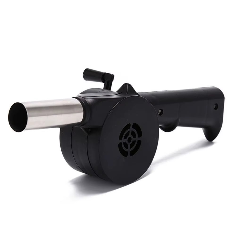 Manual Crank BBQ Fan - Outdoor Air Blower for Grilling and Picnics, Fire Bellows BBQ Tools KC0266